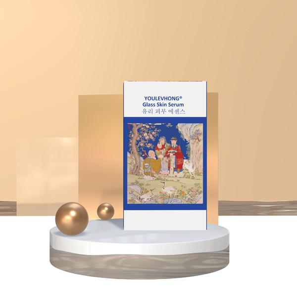 Serum livre de parabenos leve para tons de pele desiguais Ácido hialurônico Cuidados da pele Serum de vidro para a pele