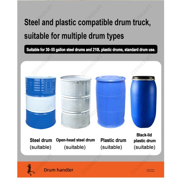 DTF450C DTF450C-1 Hydraulic Drum Truck with Weighing Scale