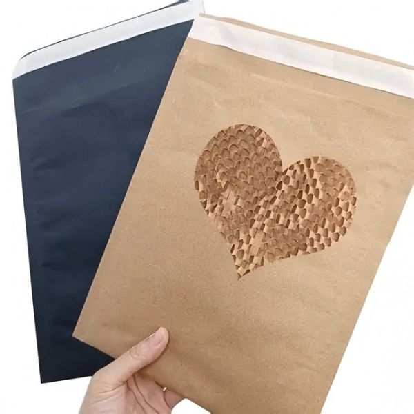 Lightweight Brown Natural Kraft Padded Envelope Mailer Offers Protection and Lightweight Packaging for Mailing Operations