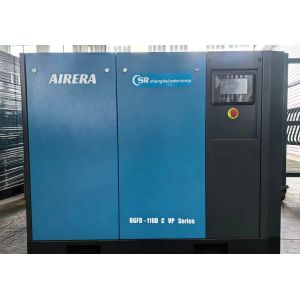 110KW VSD Direct-driven Water Cooling Oil-free Rotary Screw Compressor