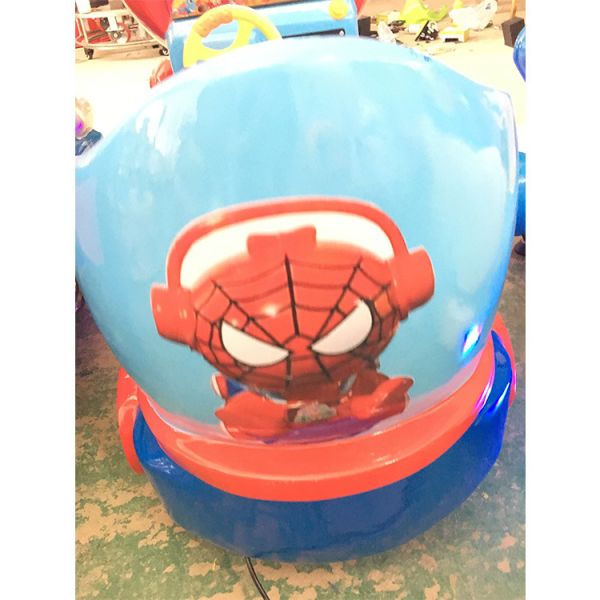 Spider Man Supermarket Children'S Coin Operated Rides / Kids Ride On Cars