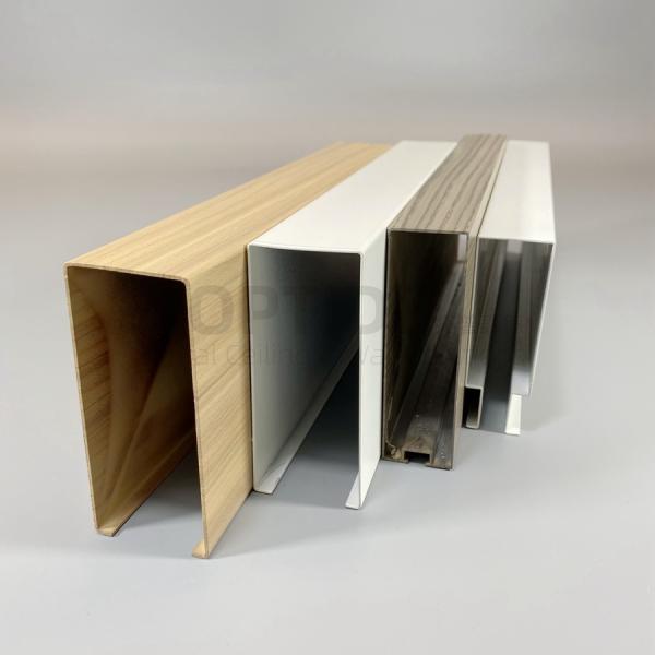Custom Bending Aluminum Suspended Baffle Strip Curved Ceiling Tiles