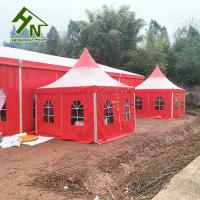 Tente d'événement de pagoda de partie de vue d'alliage d'aluminium couleur rouge de 13 x de 13ft