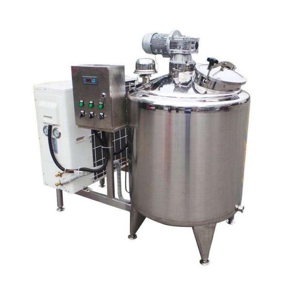 Electric Heating  SS316L Homogenizer Stainless Steel Mixing Vat Tank With Agitator 100L