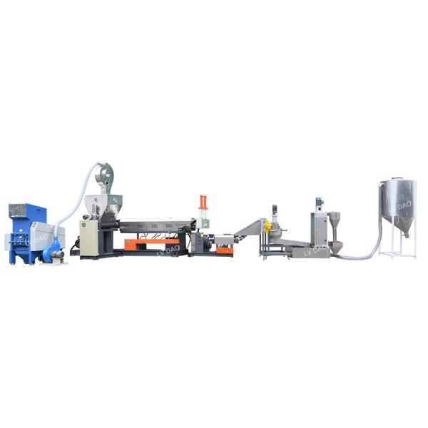 Single Stage PP Plastic Recycling Machine / Plastic Recycling Extruder Machine