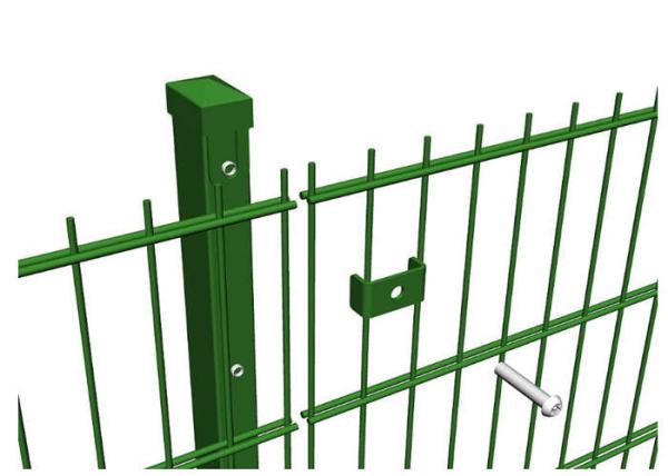 12.7X76.2mm Powder Coated 358 Security Fence welded Prison Mesh