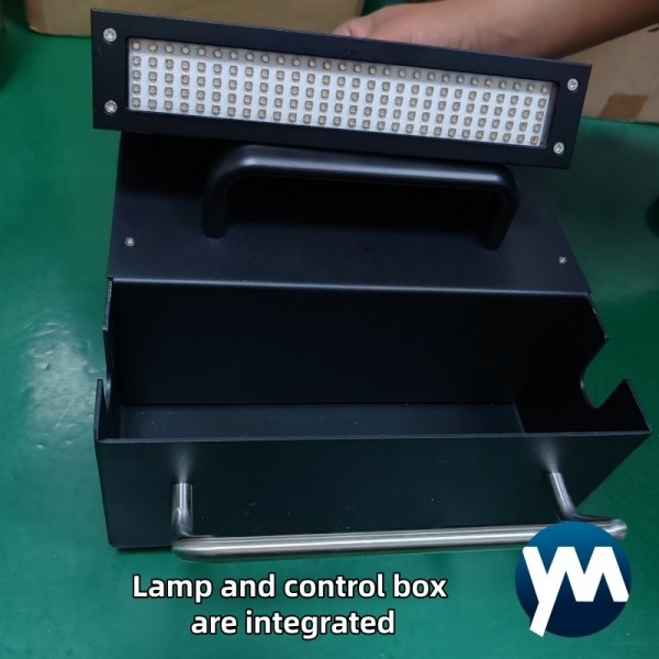 Industrial 350W 395nm Air Cooling UV LED Curing Lamp Portable Hand-held for Flatbed UV Printer Ink Curing Replacement Part