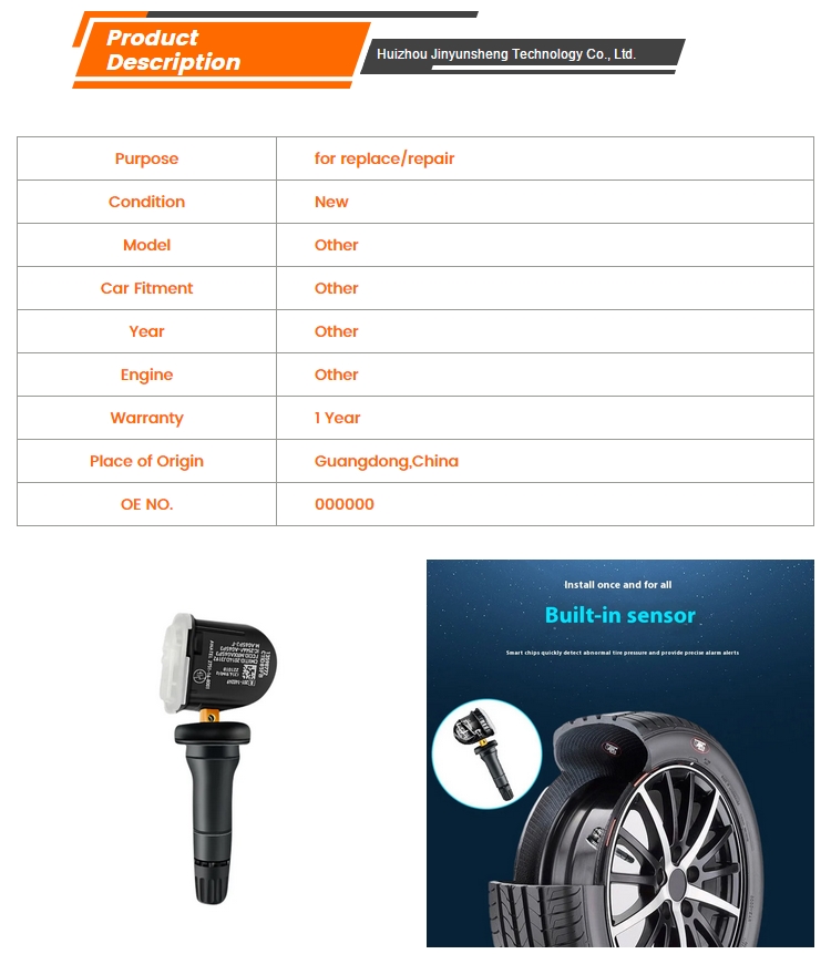 New Smart TPMS Sensor Universal with App and Tracking 1 Year Warranty