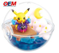 OEM 3D New Design Re-ment Terrarium Pokeball Collection jouets de dessins animés en PVC personnalisés