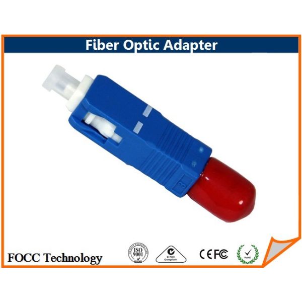 Hybrid Tipe Fiber Optic SC Male to ST Female Hybrid Adapter, 9/125μm Singlemode