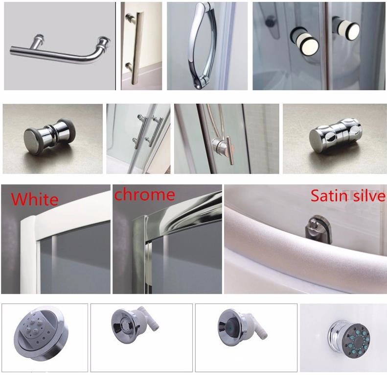 Популярная компьютеризированная кабина ливня пара, стеклянные душевые кабины ванной комнаты