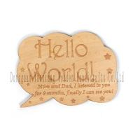 Disques de marqueurs de jalons mensuels pour bébé, disques en bois classiques, accessoires photo pour annonce et jalons pour bébé