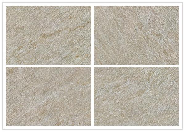 High Precision Sandstone Look Porcelain Tiles Glazed Concave Convex Pattern
