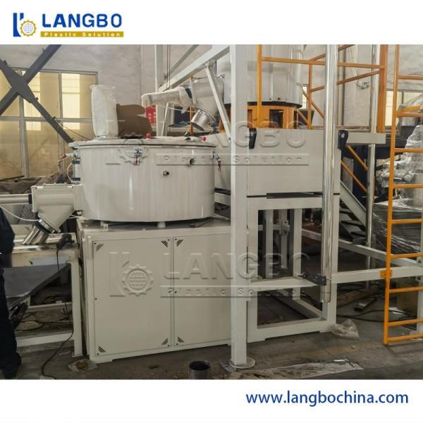 High Speed Hot/Cool Plastic Turbo Mixer for WPC PVC Powder Resin – PVC Pipe, Profiles, Panels, Trunking, Sheets