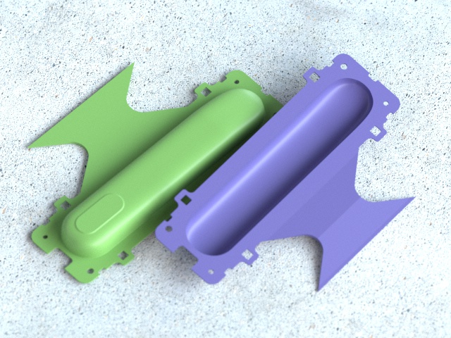 OEM / ODM: Cold Runner Injection Molding & Scan Pen Задняя крышка (1*2) No.24003