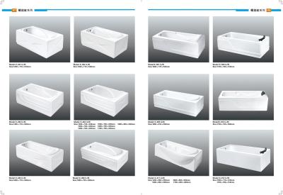 Commodité Haute durabilité Rectangulaire coin baignoire Salle de bain Produits sanitaires