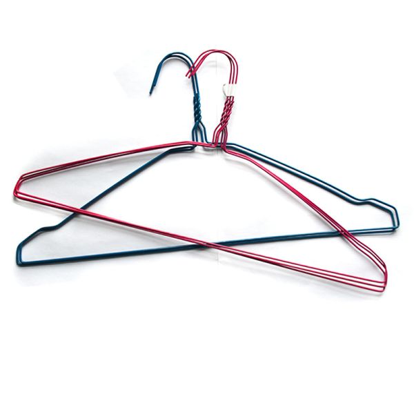 1.9mm/14.5gauge Coated White Wire Hangers Durable and Versatile Storage Solution