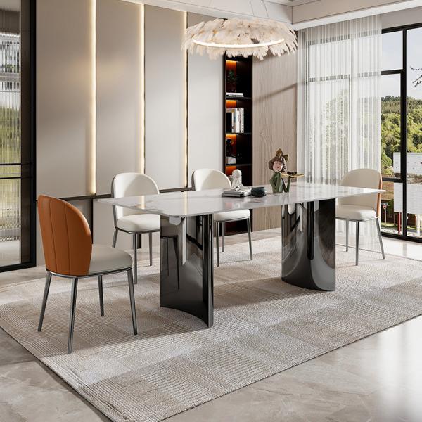 Set de mesa de jantar de aço inoxidável de luxo