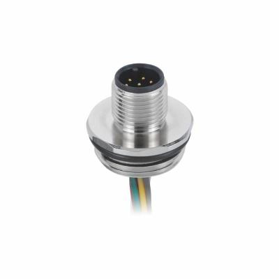 Atuadores Fieldbus da automatização M12 12 Pin Female Connector For Sensors