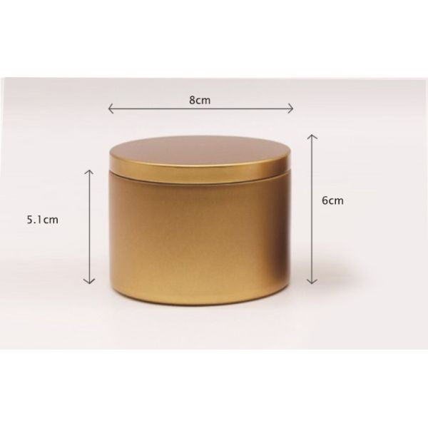 Tarros del almacenamiento del metal de Tin Boxes Aluminum 50g del té del casquillo de Scerw