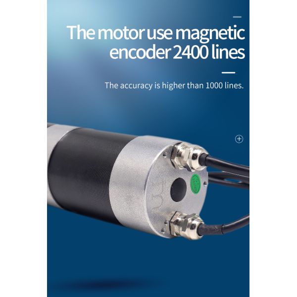 Speed Gate Servo Motor with Integrated Acceleration-Deceleration Mechanism, Incremental Encoder Feedback & 1:26 Gear Reduction Ratio