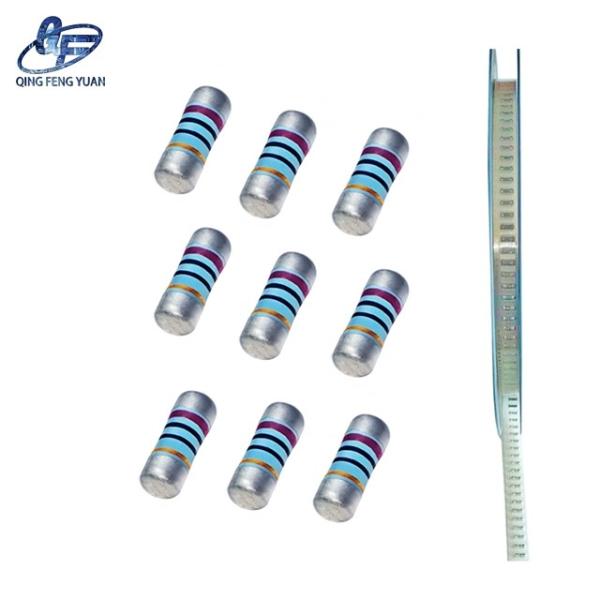 Fabricantes de resistores de película de metal cilíndrica SMD 0207 0309 0410 0411 0,1 ohm a 100MR