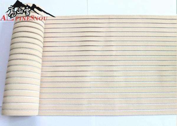 Pêchez le ruban élastique de ceinture abdominale puerpérale respirable Brown/blanc