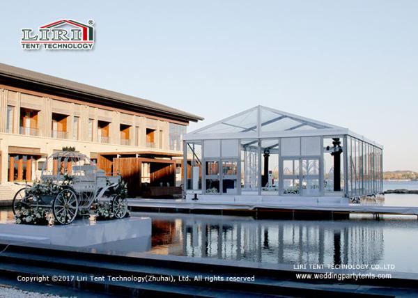 650g/Sqm Clear Wedding Banquet Tents With Aluminum Frame