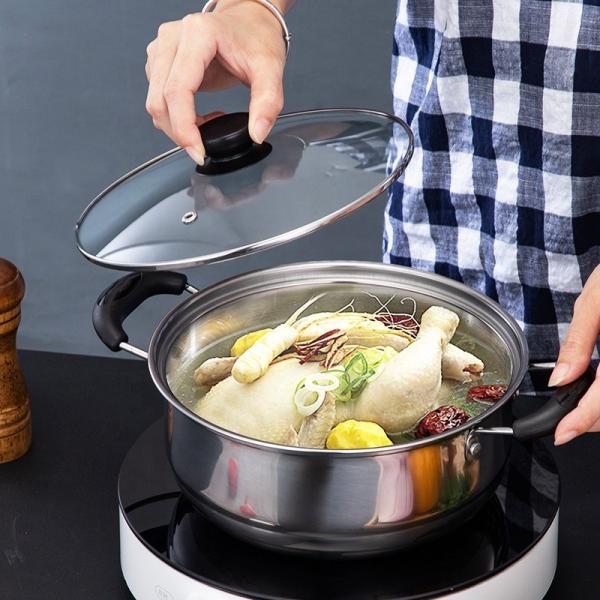 Cheap Price Cookware Set Induction Silver Pot Set Stainless Steel Cookware Set 5pcs Cooking Pot And Pans