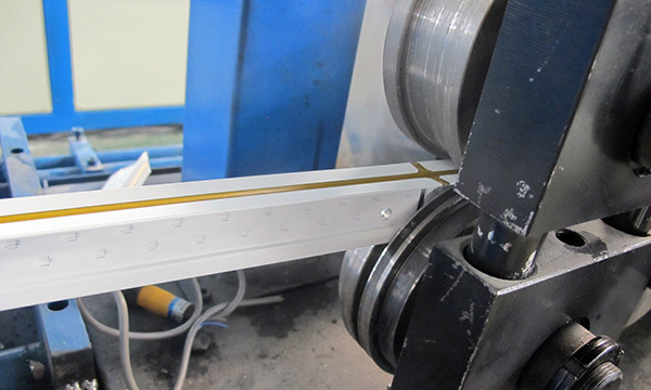 Galvanized Steel Tee Grid Roll Forming Equipment PLC T Grid  Bar Product Line High Speed