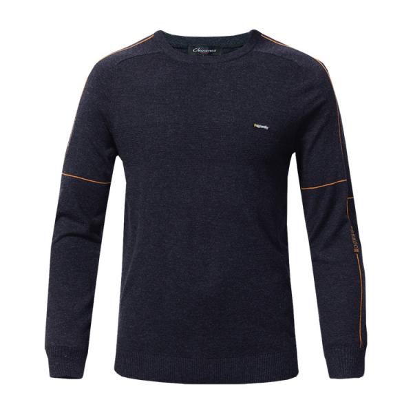 Trendy Men's Winter Knit Sweaters Pullover With Round Neck Light Weight
