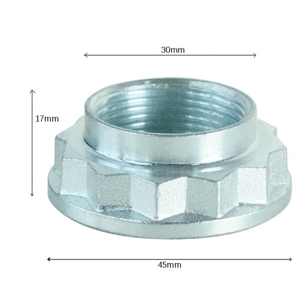 Toyota TRQ Front Wheel Bearing And Hub Assembly M25X1.5 Meyle Quality Drive Shaft Nut M18X1.5 10 Grade 9017918004 1004980651 1004980627