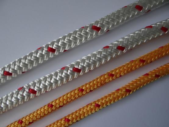O plano do macramê trançou o cabo de nylon do paraquedas da juta da corda 2mm 4mm