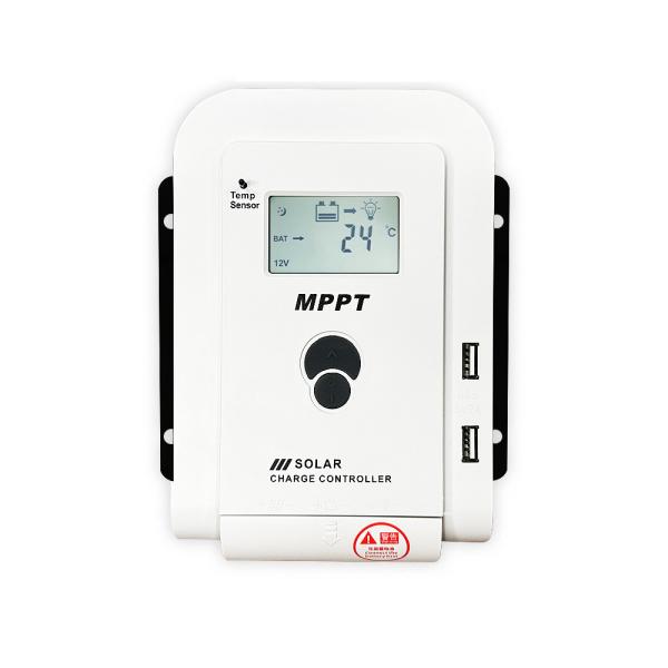 10A 20A 30A 40A 50A 60A Solar Panel Battery Charge Controller for 12V/24V Auto Smart MPPT PWM Solar Charging Regulator