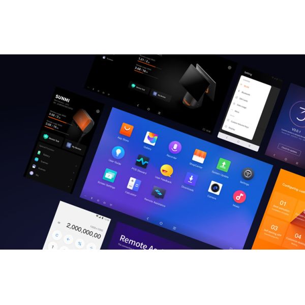 Print Receipt Mobile POS  Terminal Cortex-A53 Core With 2GB RAM 16GB ROM