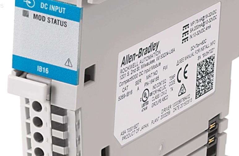 Модуль входного сигнала раковины DC I/O 16-Ch 24V компакта 5000 5069-IB16 Ален Брэдли