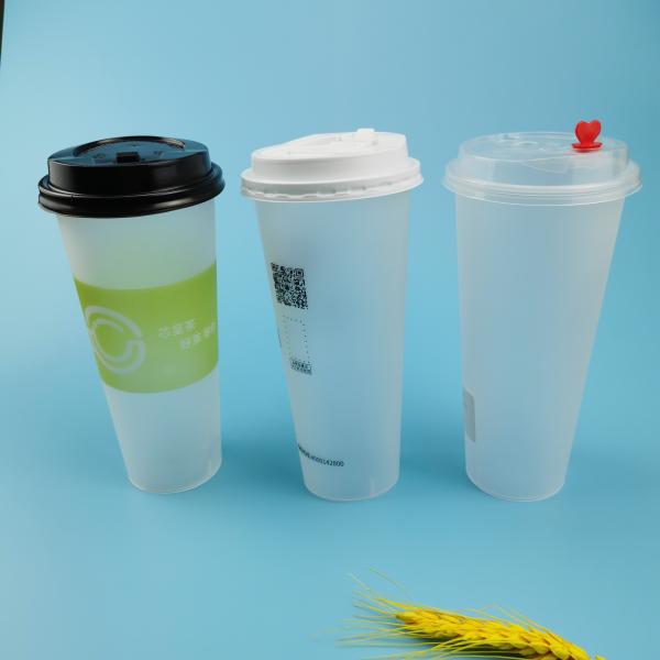 High Temp Resistant 24oz 700ml Disposable Bubble Tea Cups