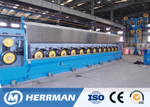 Horizontal Wire Drawing Equipment , Rod Breakdown Machine For Copper
