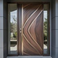 Residential Bedroom Copper Garden Gate For Aluminum Aesthetic Bedroom Door