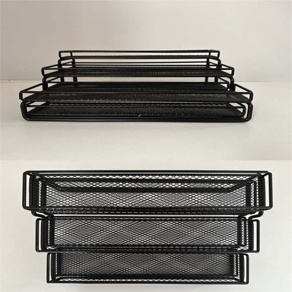 Standing Type Kitchen Bathroom Living Room Countertop 3 Layers Retractable Spice Rack