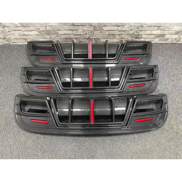 Vente à chaud GLA45 GLA260 X156 Carrosserie en fibres de carbone GLA45 Diffuseur arrière en fibres de carbone 2014-2019