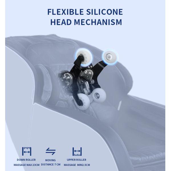 Double SL Anti Gravity Commercial Massage Chairs ISO9001 ROHS 3D 4D