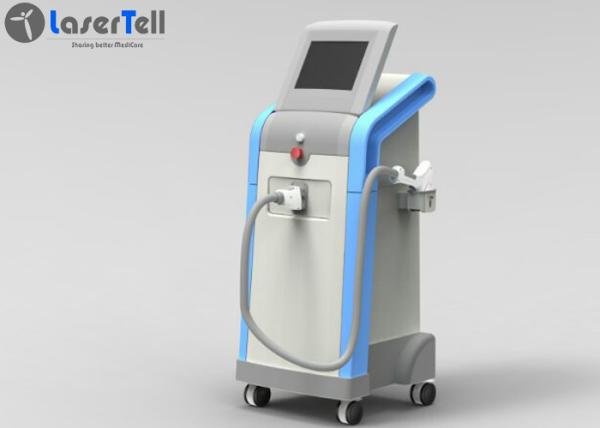 Intelligent Touch Screen 808nm Diode Laser Hair Removal Machine 1 - 10Hz Frequency Accurate Treatment