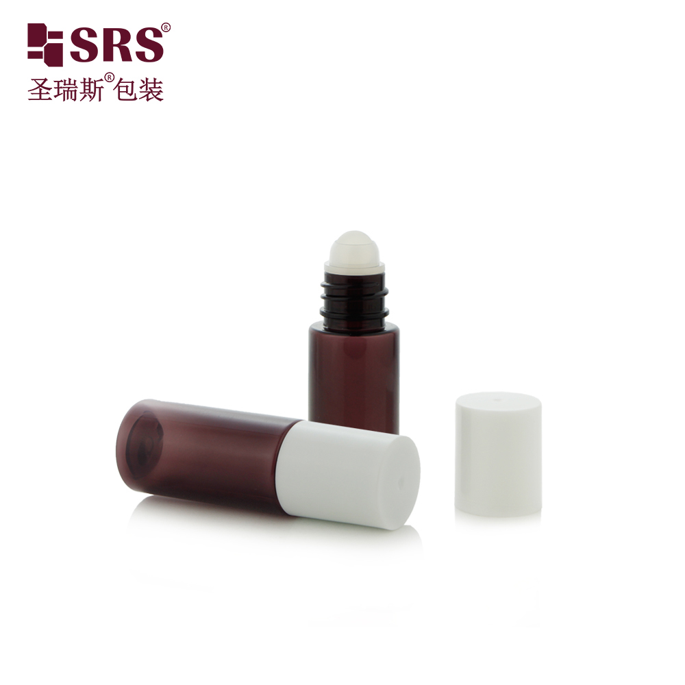 15ml PET Roll On Bottle Empty Plastic Roller Container for Essential Oil Eye Serum Body Care Liquid