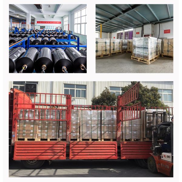 Custom Size Thermal Transfer Ribbon for Flat Heat Label Printer Ink Side Customerized