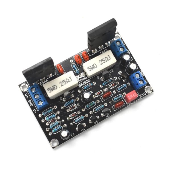 100W Rated Output Power Mono Channel HIFI Audio Amplifier Board with Dual DC 10-45V and Low Noise Zero Drift