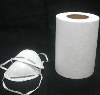 Stable 100% Pp Meltblown Material Bfe99 Mask Fabric White High Filtration Efficiency