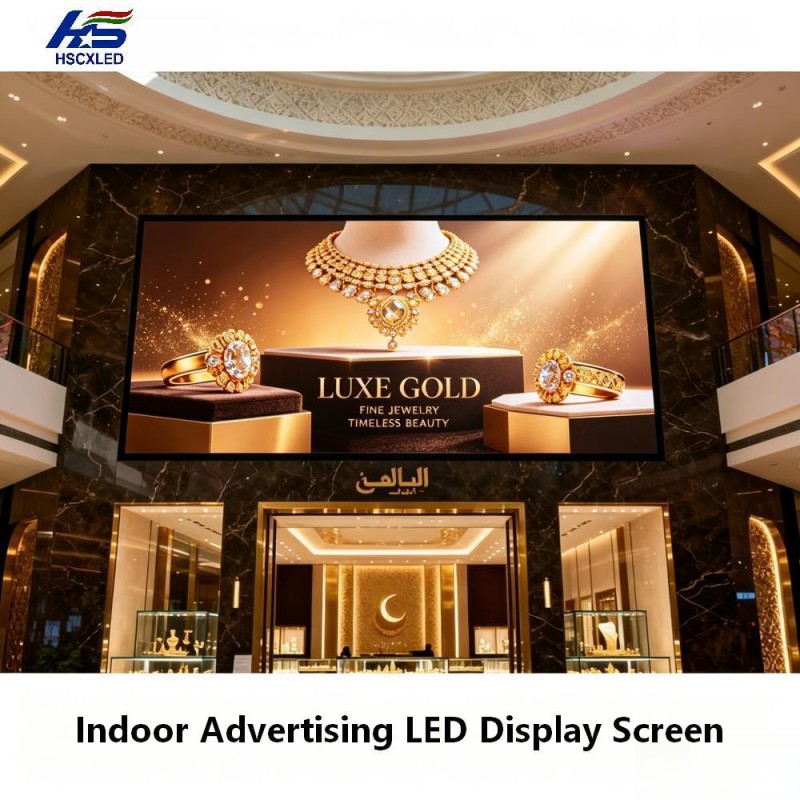 HSCXLED 16:9 HD Ultra-thin Indoor Fixed GOB SMD LED Video Wall LED Display Screen for Shopping mall advertising LED display