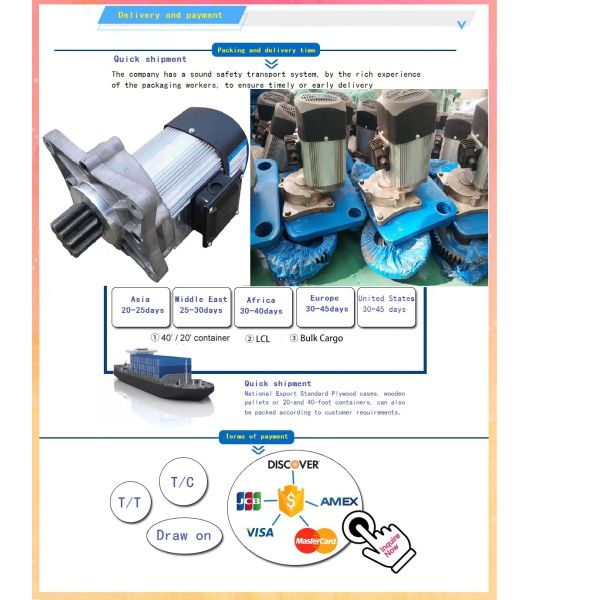 5 tons electric hoist running small sports car, three in one reducer motor, electromagnetic brake motor