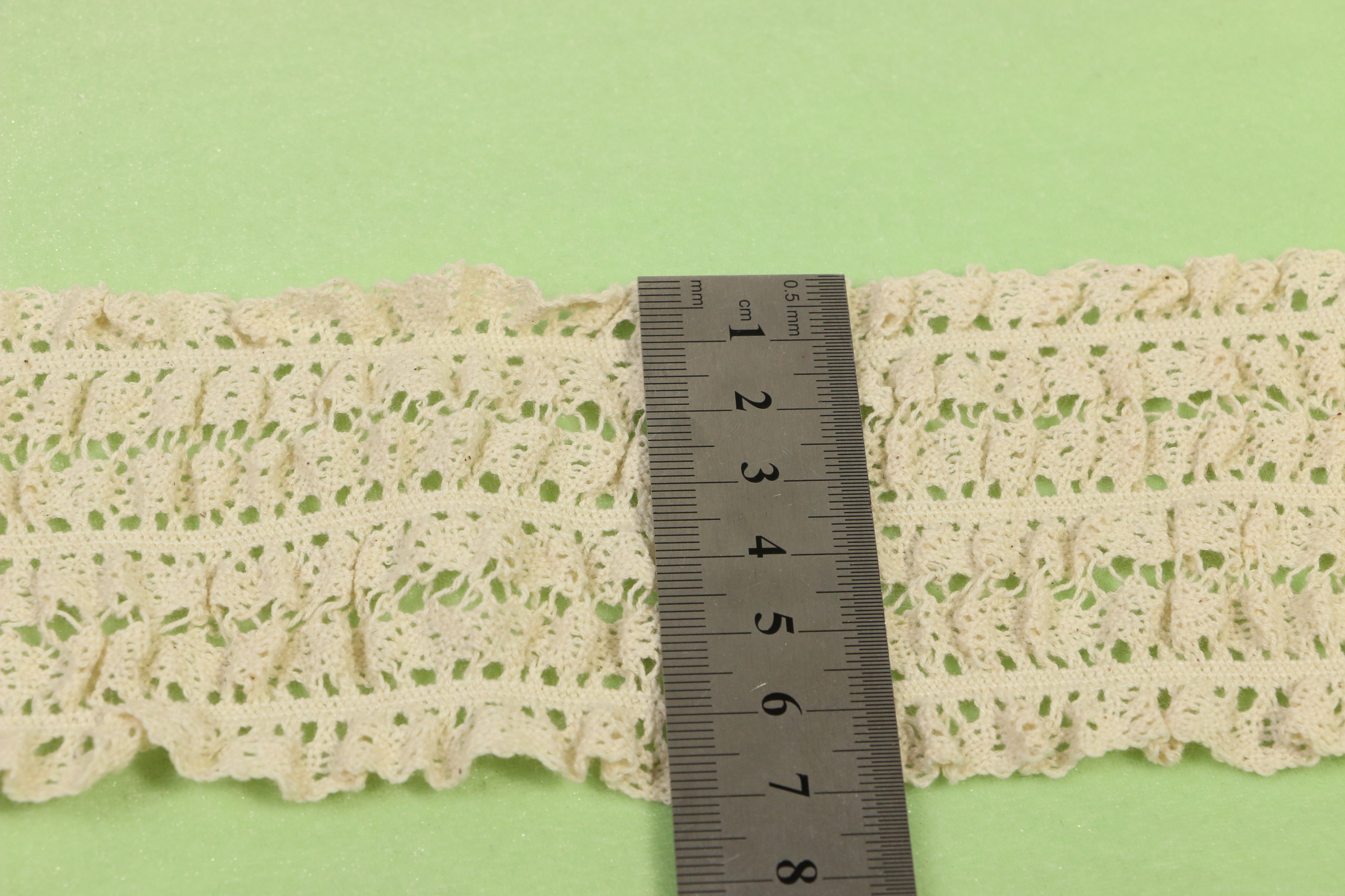 Stretchable выпушка шнурка вязания крючком для шали, геометрической ленты шнурка вязания крючком